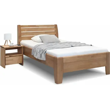 Postel Jednolůžková postel z masivu CONCEPTA, 120x200, masiv buk