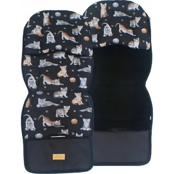 Vložka do kočárku El-Jot, černá barva