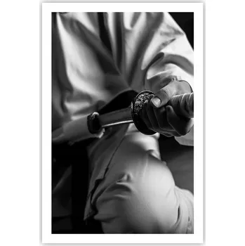 Obraz Obraz plakát do obýváku ložnice 61x91 Samuraj plakáty na zeď bez rámu