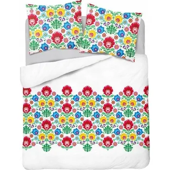 Povlečení BAREVNÉ POVLEČENÍ POVLAKY POVLEČENÍ KURPIOWSKÝM VZOREM, BAVLNĚNÝ SATÉN, 180x200