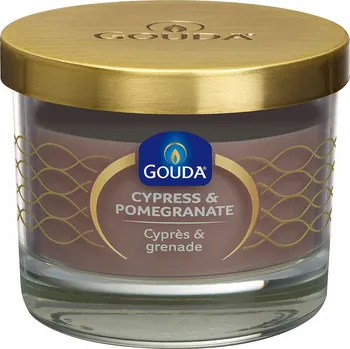 Svíčka Vonná svíčka ve skle z kolekce GOUDA - CYPRESS & POMEGRANATE