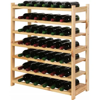 Dílenský regál Dřevěný skladový regál Wamar-Sosenka 85,5 x 70 x 33 cm, max. nosnost 50 kg na polici