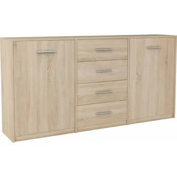 Komoda Komoda Matkam Bodo 177 x 35 x 75 cm dub sonoma matný