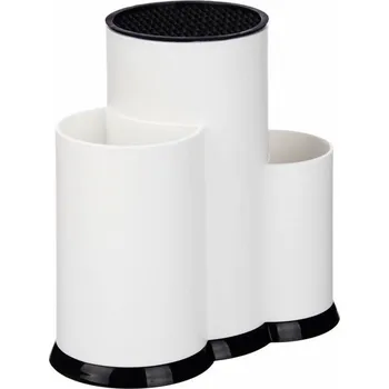 STOJAN NOŽE , PLASTOVÝ, 12,5 x 23 x 22 CM, KINVARA