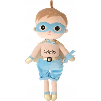 Panenka Panenka Mateo SuperHero - Panenka Metoo se jménem pro chlapce 70 cm XL