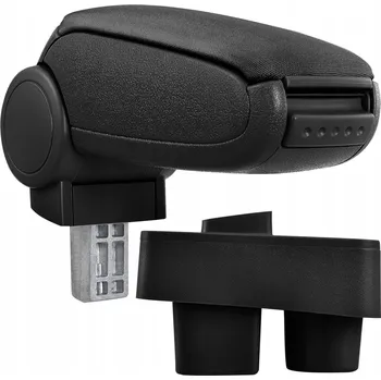 Loketní opěrka PROTEC Loketní opěrka Škoda Fabia II textilní černá z roku 2007-