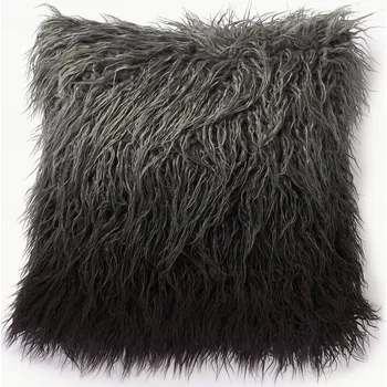 Polštář Povlak na polštář West.. Dolly chlupáč 50x50 odstíny šedé