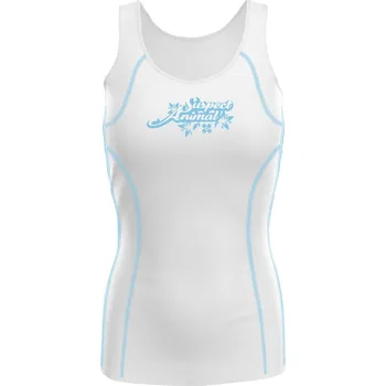 Dámský funkční nátělník LIGHT BLUE bílá Bamboo Ultra