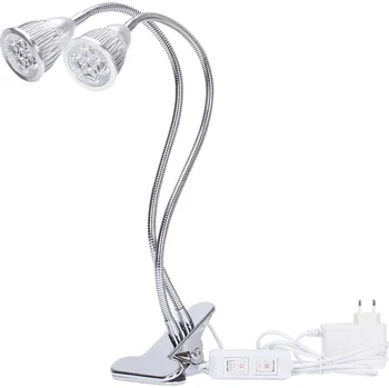 Lampička LED LAMPA PRO ROSTLINY GROWBOX DVOJITÁ 10W S KLIPEM