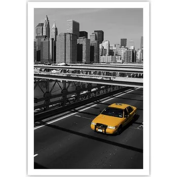 Obraz Plakát na zeď bez rámu 70x100 město obraz plakáty do obývacího pokoje ložnice