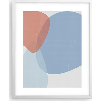 Obraz Obraz plakát na zeď v bílém rámu 40x50 tvary foto plakáty do obýváku