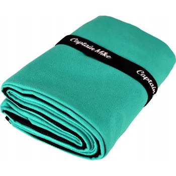 Ručník Rychleschnoucí ručník z mikrovlákna na pláž tyrkysový 130x80 cm Captain Mike