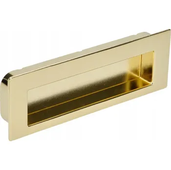 Nábytkové kování Nábytková úchytka zapuštěná MD17- L-96 zlatá