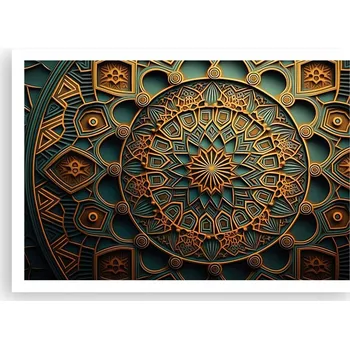 Obraz Plakát na zeď bez rámu 100x70 mozaika obraz plakáty do obýváku ložnice