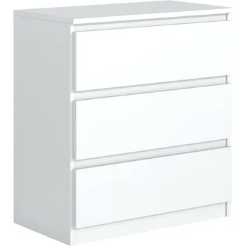 Komoda Komoda Meble Masztalerz 70 x 39 x 78 cm, bílá matná