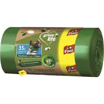 Pytle na odpadky Pytel na odpad Fino 50x55 cm, 35 l, 25 mic, zavazov., 22 ks