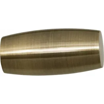 Koncovka garnýže VÁLEC 25mm MOSAZ ANTIK