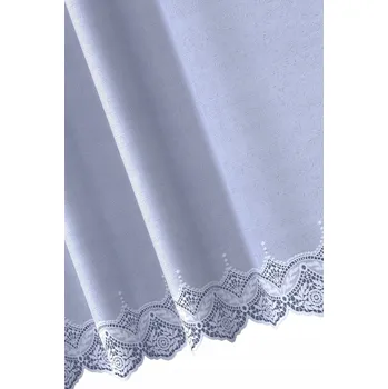 Záclona Bílá žakárová záclona 348010 , výška 160 cm