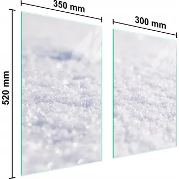 Kuchyňské prkénko Krájecí deska TMK ArtDeko sklo 2 ks