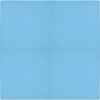VELKÉ VODĚODOLNÉ PĚNOVÉ PUZZLE PODLOŽKA HUMBI NA PODLAHU MODRÁ 120x120 4 KS