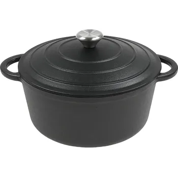 Hrnec Hrnec s poklicí, litina Ø26cm černý