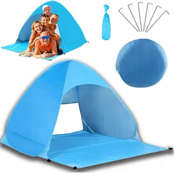 Obraz Plážová zástěna Carruzzo 117399712 modrá, 80 cm x 1,4 m x 100 cm