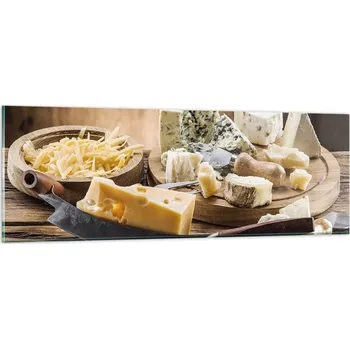 Obraz Obraz na skle do obýváku ložnice 90x30 gastronomie obrazy na zeď sklo