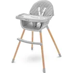 Jídelní židlička BABY MIX FREJA UNI Šedá, Hnědá