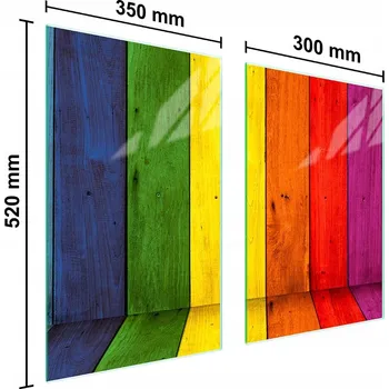 Kuchyňské prkénko Krájecí deska TMK ArtDeko sklo 2 ks