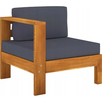 Zahradní sestava Zahradní nábytek z dřeva VidaXL, šedý, 1 díl