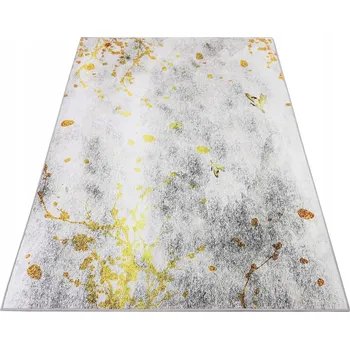 Koberec KOBEREC MĚKKÝ LOFT ZLATÝ DO OBÝVACÍHO POKOJE 120X170 cm