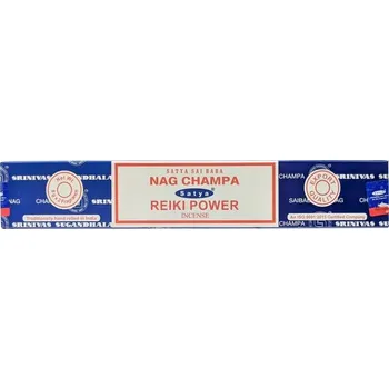Vonná tyčinka Vonné tyčinky Satya Nag Champa & Reiki Power - 16 g