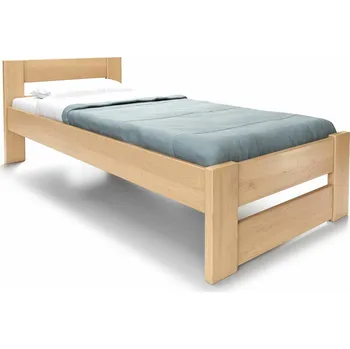 Postel Zvýšená postel jednolůžko ELA, masiv buk