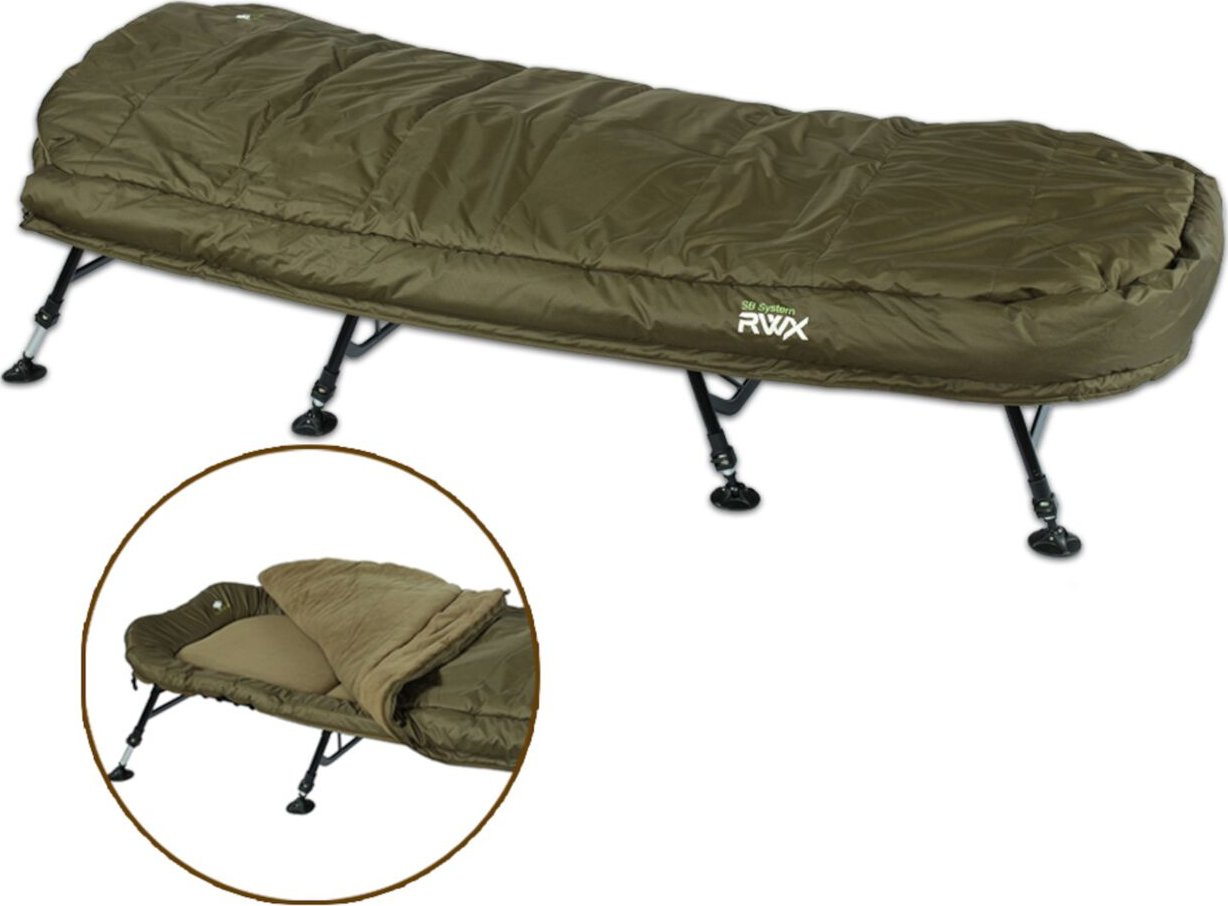 Giants fishing Lehátko + spací pytel Bedchair/Sleeping Bag System RWX