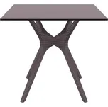 Siesta exclusive stůl IBIZA 80 hnědý