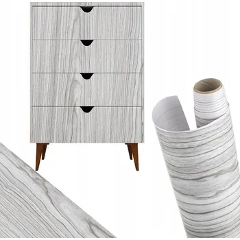 Tapeta Nábytková Fólie Samolepicí Fólie DUB Nábytek Deska Dveře PVC DIY 2m x 45cm