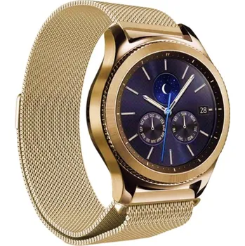 Řemínek na hodinky Enem Magnetický milánský tah - rychloupínací řemínek 20mm - Zlatý IR-AWGW-0342