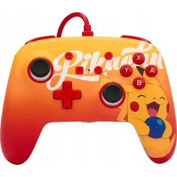 Gamepad PowerA SWITCH Drátový ovladač Oran Berry Pikachu