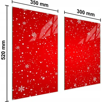 Kuchyňské prkénko Krájecí deska TMK ArtDeko sklo 2 ks