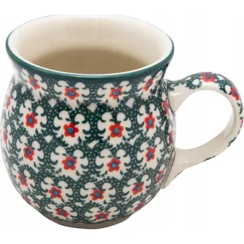 Hrnek Bolesławiec Umělecká keramika Bolesławiec keramika 220 ml