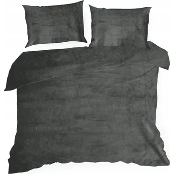 Povlečení SADA POVLEČENÍ FLANO 2 160 X 200 CM OCELOVÁ