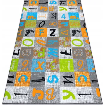Koberec KOBEREC DĚTSKÝ 100x150 cm PÍSMENA ČÍSLICE 109186
