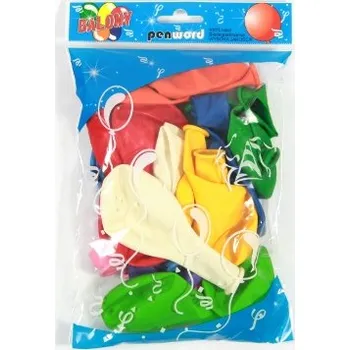 Balónek Gumové balónky, balóny 20 kusů, mix barev