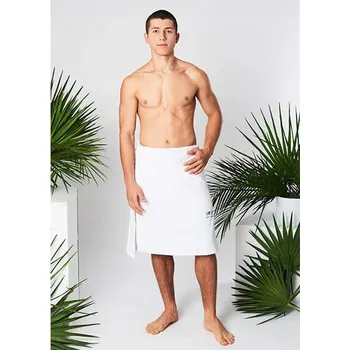 Prostěradlo Froté kilt na zavazování OEKO-TEX Standard YEYE Made in Nature Bílý XL