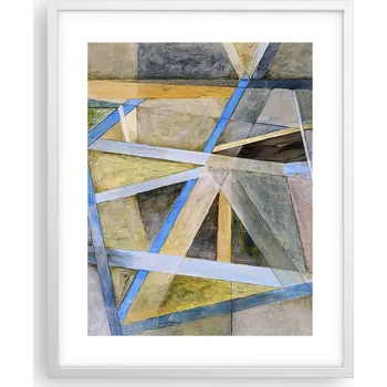 Obraz Obraz plakát na zeď v bílém rámu 40x50 abstrakce plakáty do obýváku