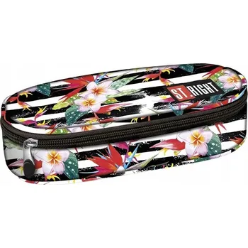 Penál Penál s klopou PC-01 St.Right TROPICAL STRIPES