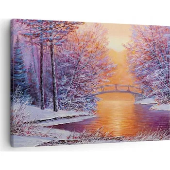 Obraz Obraz na plátně do obýváku, ložnice 70x50 krajina foto obrazy na zeď