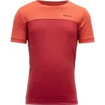 Dětské tričko Devold NORANG KID 6 Červená, Oranžová