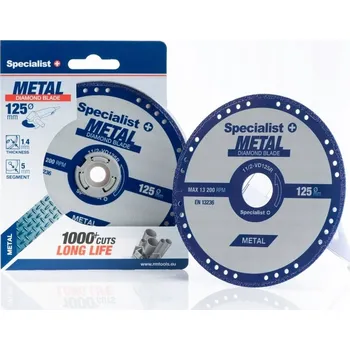 Řezný kotouč Diamantový řezný kotouč na kov 125 mm
