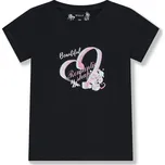 Dívčí tričko černé WOLF S2511B Velikost: 122